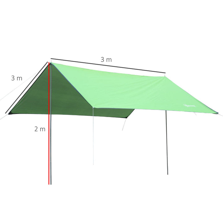 Toldo Portátil refúgio À Prova D 'Água Grande Barraca de Acampamento Tenda para Camping Praia Piquenique Proteção Solar