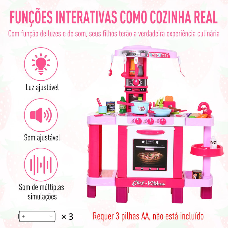 Conjunto de brinquedos educativos para crianças acima de 3 anos com 38 peças rosa