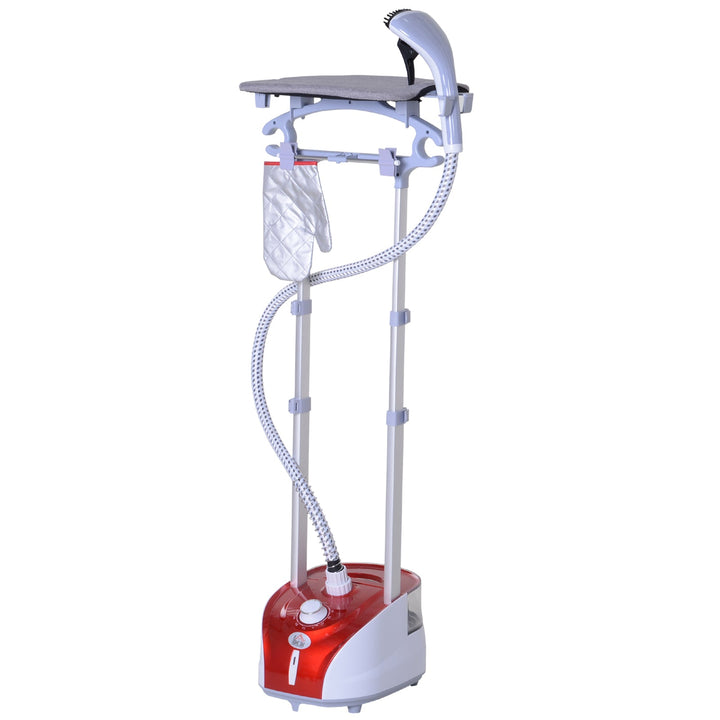 Escova de vapor de roupas temperatura 1800W ajustável a 11 níveis Barra dupla vertical com tanque de 2L em 38s de aquecimento