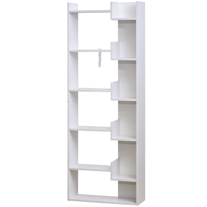 Prateleiras de 6 Níveis Irregular Moderno Anti-tombamento 60x21x162,5 Branco
