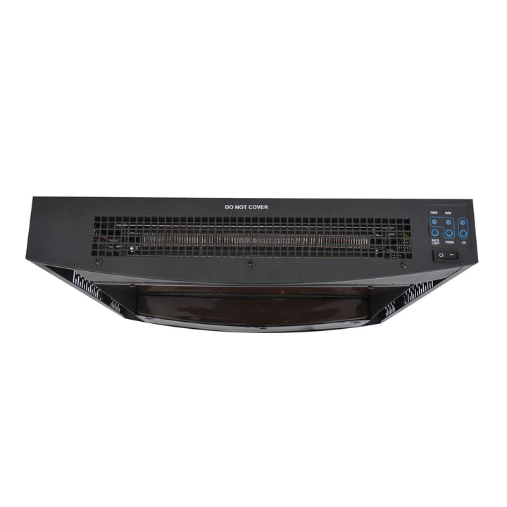Lareira Elétrica tipo Aquecedor de Parede 1000 W / 2000 W - 88,5 x 13,5 x 56 cm