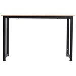 Mesa de computador para casa oficina Com pés ajustáveis Mobiliário de Escritório Simples 120x60x76cm 100 kg de carga Armação de metal