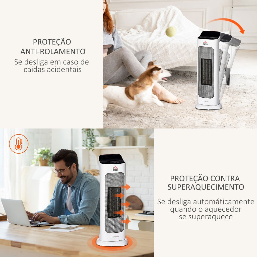 Aquecedor Cerâmico Sxquo Smart Confort, 2000 W