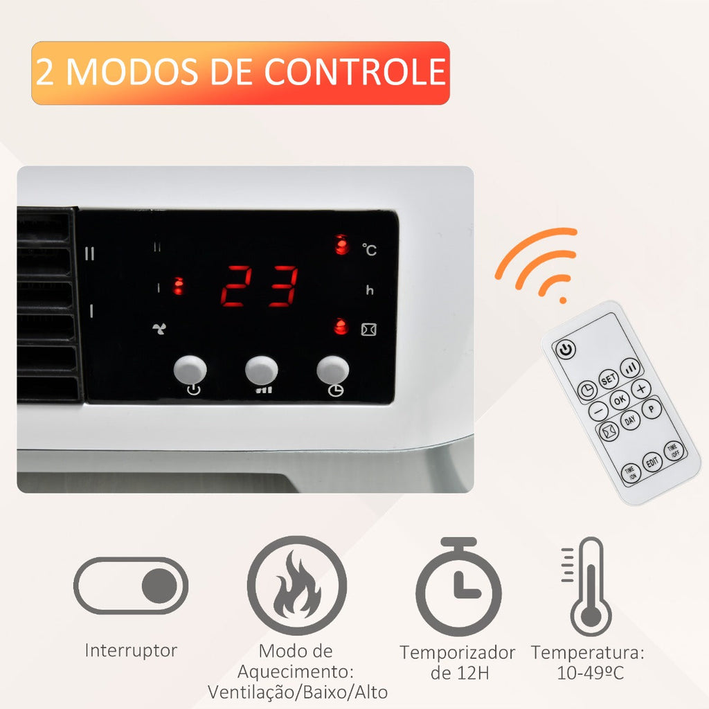 Aquecedor Cerâmico Sxquo Smart Confort, 2000 W