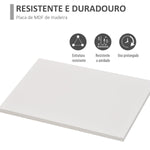 Armário Alto para Casa de Banho Móvel Auxiliar de Banheiro de Estilo Moderno com 2 Portas Prateleiras Ajustáveis e 1 Gaveta 40x27x171,5cm Branco