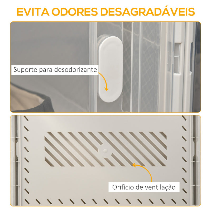 Armário Modular de Plástico Sapateira Modular com 18 Cubos Portas Magnéticas Organizador de Sapatos para Entrada Corredor Dormitório 28x36x21cm Transparente