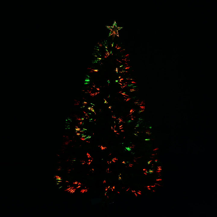 Árvore de Natal + Luzes LED Árvore Artificial Verde F 60 x 120 cm