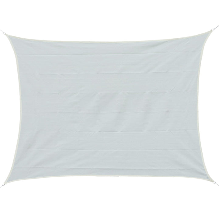Toldo Vela 3x4m Quadrado para Terraço Jardim Camping creme