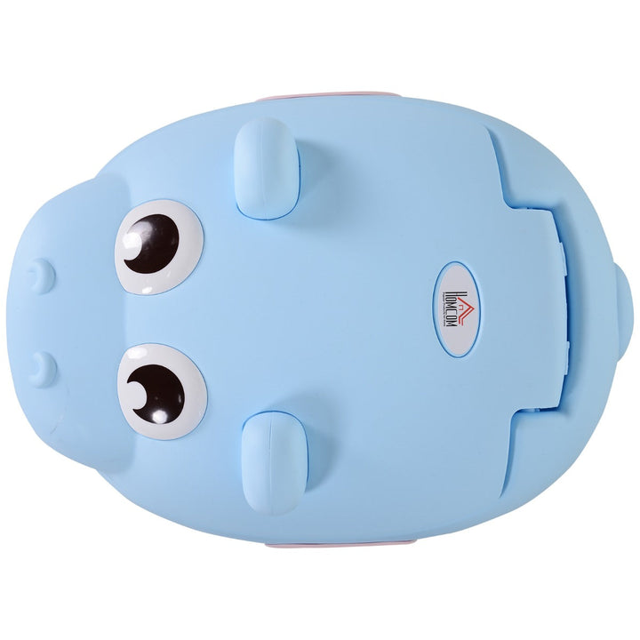 Bacio infantil penico para bebê removível em forma de hipopótamo com alças 40x30x23cm Carga 25kg Azul