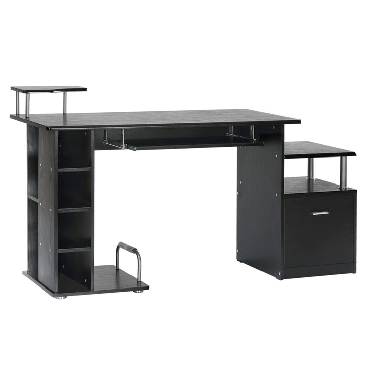 Mesa para Computador Secretária para Escritório– Cor: Preto- Madeira MDF - 152 x 60 x 88 cm