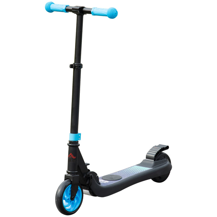 Trotinete Elétrica para Crianças acima de 6 Anos Trotinete Elétrica Dobrável com Altura Ajustável Bateria 24V Velocidade Máxima 8km/h Carga Máxima 50kg 71x36,5x75-80cm Azul