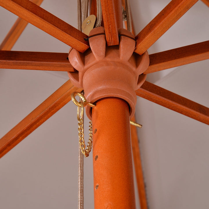 Grande Guarda-sol de jardim com design de dois níveis poliéster 300x300x297 cm - Cinza Claro