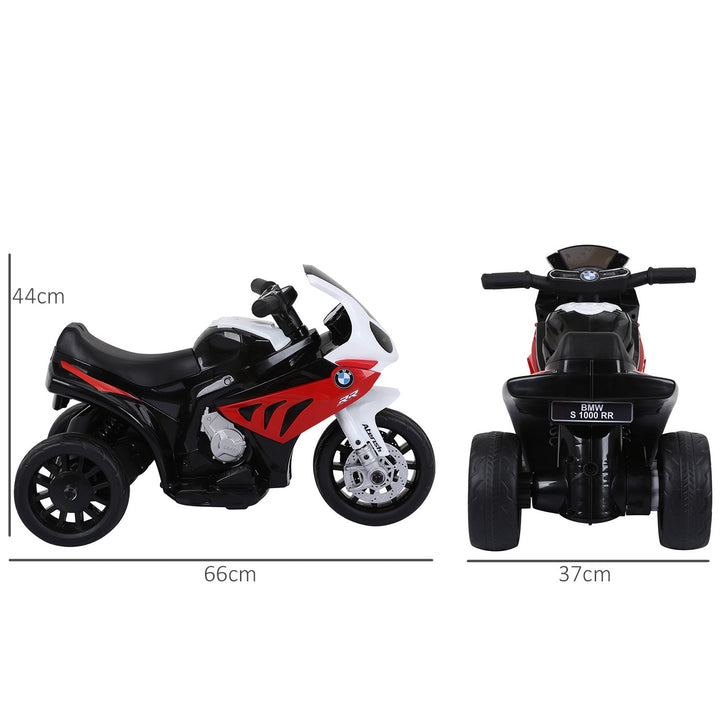 Mota Elétrica BMW Infantil para crianças acima de 18 meses 6V com Luzes e Música 66x37x44 cm vermelho