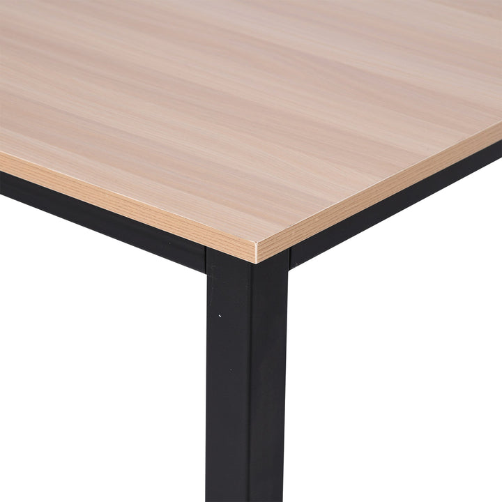 Mesa de computador para casa oficina Com pés ajustáveis Mobiliário de Escritório Simples 120x60x76cm 100 kg de carga Armação de metal