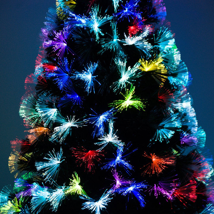 Árvore de Natal Verde F74x150cm + Luzes LED Árvore Artificial