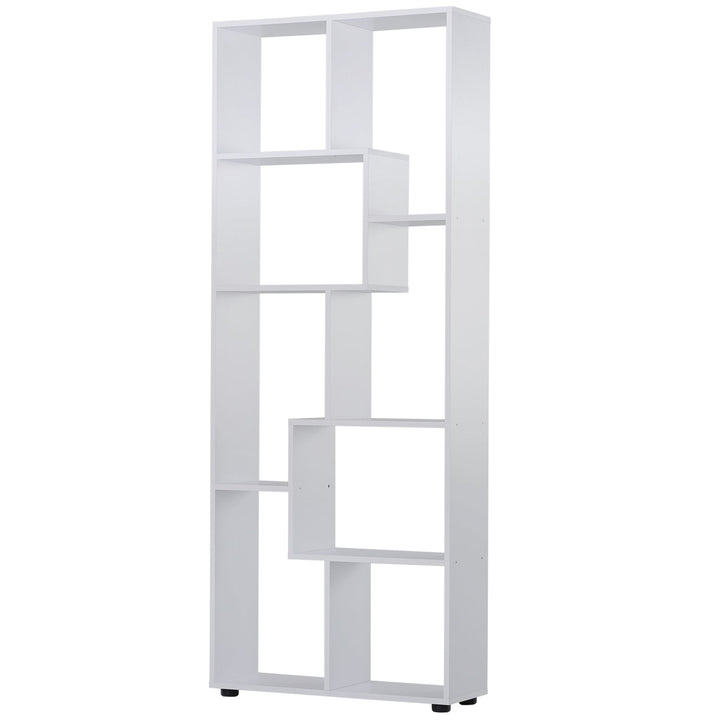 Estante Vertical Multifuncional com 8 Prateleiras Largas 70x24x178cm Branco