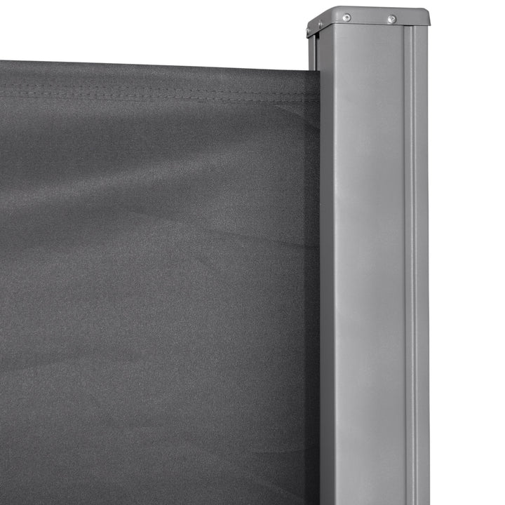 Toldo Lateral Retrátil para Terraço Pátio ou Jardim Toldo de Privacidade para Exterior Dobrável 300x160 cm Cinza