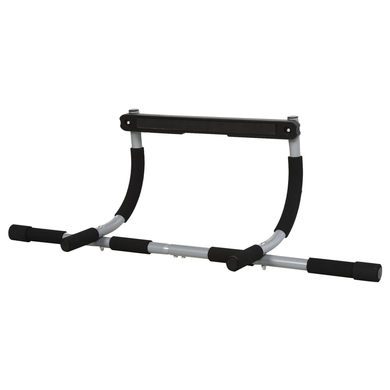 Barra de Elevação para Porta Barra de Pull Up para Exercícios de Treino em Casa Carga Máxima 110 kg 92x40x17 cm Preto