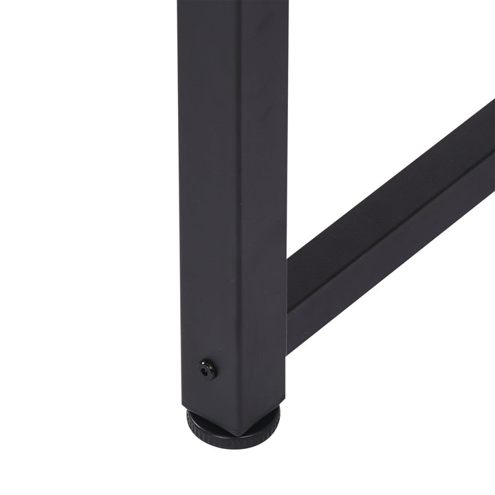 Mesa de computador para casa oficina Com pés ajustáveis Mobiliário de Escritório Simples 120x60x76cm 100 kg de carga Armação de metal
