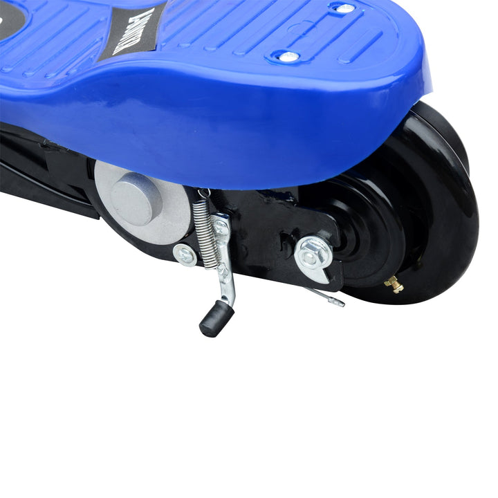 Trotinete Eléctrico Tipo Scooter com Guiador Ajustável – Cor Azul - 78x37x91-99 cm