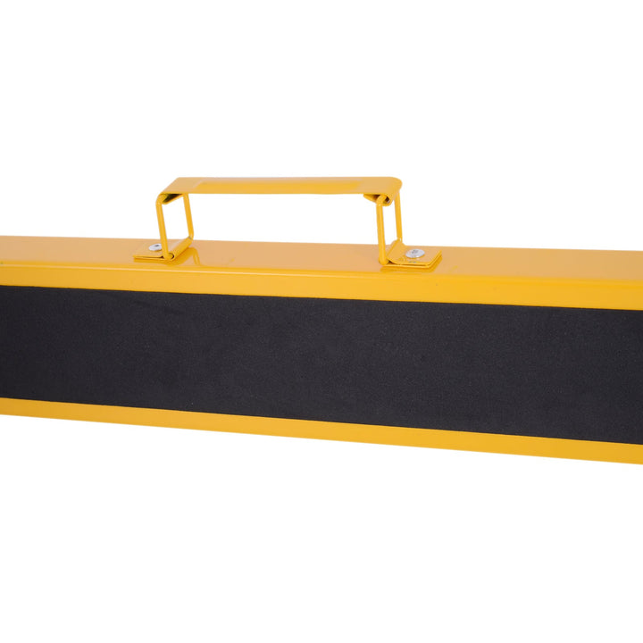 Cavalete de Serra com Patas Dobráveis Cavalete Metálico 2 Peças com Asa Tapete Antiderrapante Máx. 250kg Aço