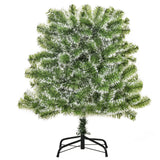 Árvore de Natal Artificial 150cm com 416 Ramos e Suporte de Metal Árvore de Natal para Decoração de Interior Sala de Estar Festas Ø75x150 cm Verde