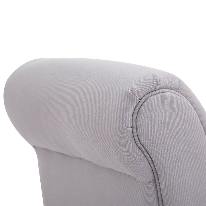Banco de Pé de Cama Banco estofado com braços Banco de madeira para quarto sala de estar Hall 102x31x51cm Carga 130kg cinza