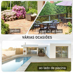 Base ajustável guarda-sol F53x30 cm Universal Cimento Parasol Pé Estilo retro HDPE Pátio Jardim