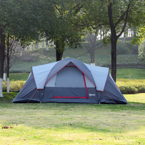 Tenda de campismo grande com saco de transporte e gancho para acampar 455x230x180 cm