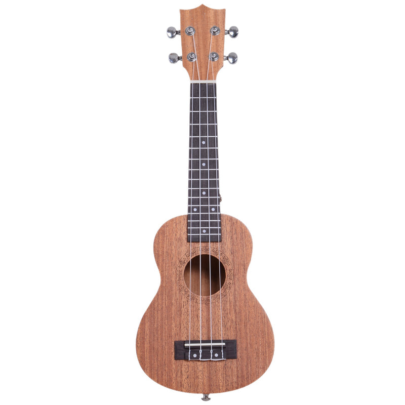 Ukelele 21 Polegada Ukelele Soprano de Iniciação para Iniciantes Ukelele Concerto Hawaiian Cordas Aquila Nylon Material Madeira 53x17,5x6,2cm