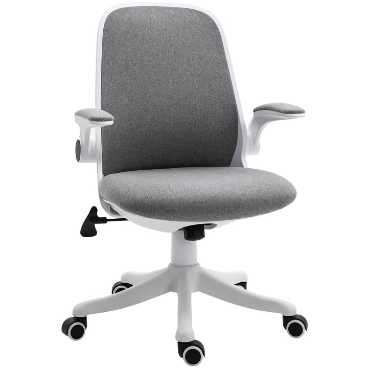 Cadeira de escritório giratória Função de inclinação Carga 120 kg 62,5x60x90-98 cm Cinza