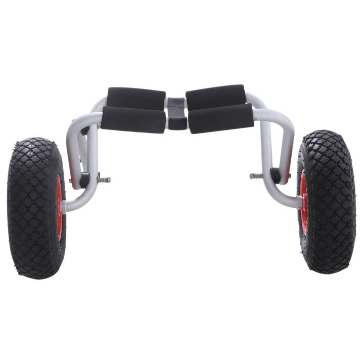 Reboque de trasporte dobrável com rodas para Caiaque canoa Carga 60kg 60x30x37cm