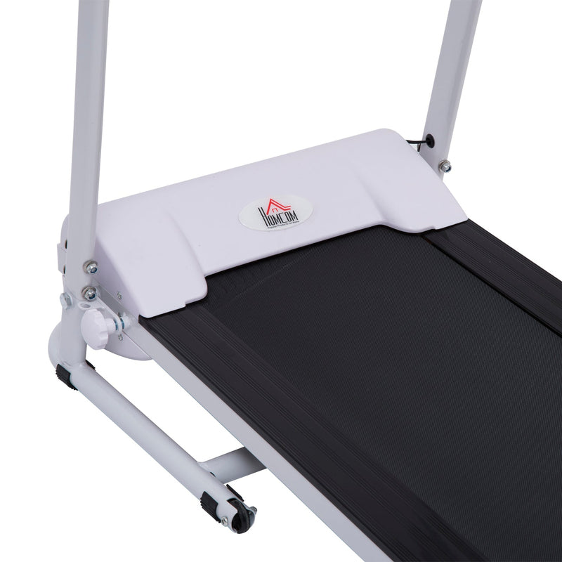 Passadeira Dobrável e Elétrica de 500W para Fitness 1-10Km/h com Visor LCD e Carga Máx. 110kg 125x61x118cm