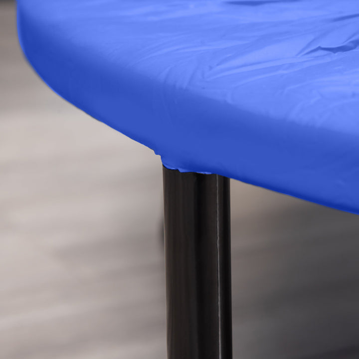 HOCOM Trampolim Fitness Ø81cm Trampolim de Aço com Borda Protetora e 28 Molas para Exercícios em Interior E Exterior Carga 100kg 81x81x22,5cm Preto e Azul
