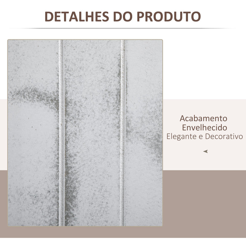 Biombo Dobrável de 4 Painéis Separador de Ambientes 160,5x170cm Divisória de Ambientes Decoração Elegante para Dormitórios Sala de Estar Cozinha Branco Rústico