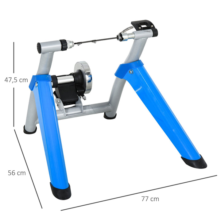 Rolo de Bicicleta com Resistência Ajustável de 8 Níveis 77x56x47,5 cm Azul