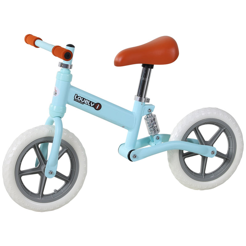 Bicicleta Sem Pedais Para Crianças Acima de 2 Anos Bicicleta de Treino Equilíbrio 85x36x54 cm Azul