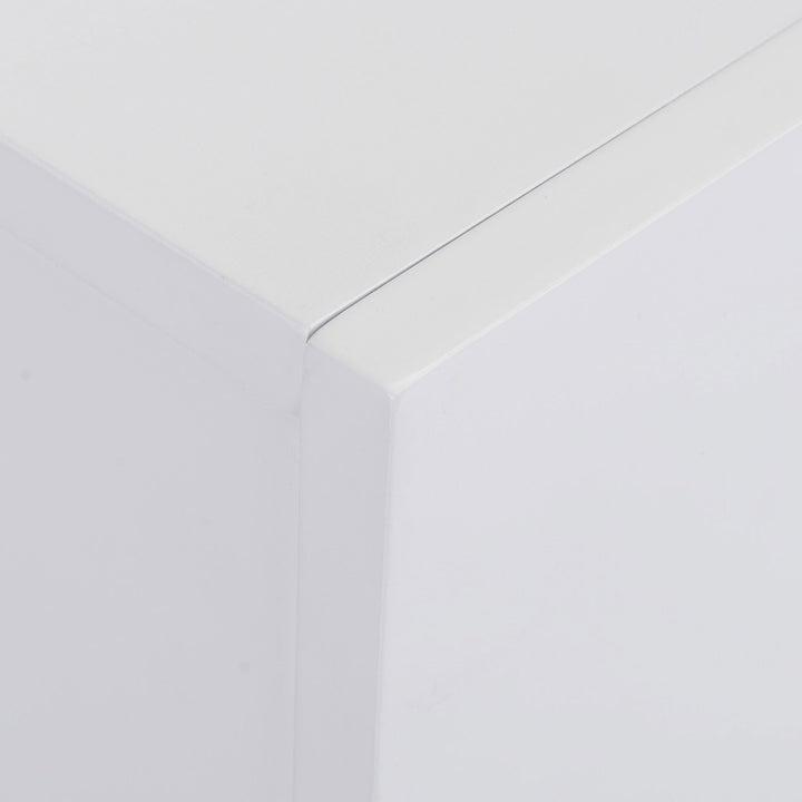 Lareira Elétrica 1800-2000W com Controle Remoto Chama Ajustável Termostato Temporizador Semanal e Proteção contra Superaquecimento 113x26,6x87,5cm Branco