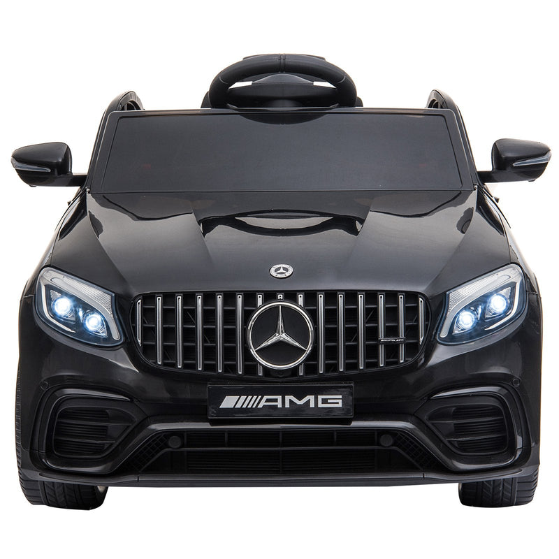 Mercedes AMG Carro elétrico para crianças de acima de 3 anos com controle remoto com música e luzes 12V Carga 30kg 115x70x55cm