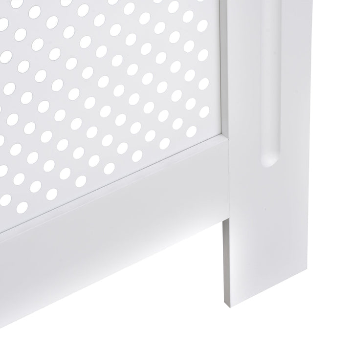 Coberta do radiador Prateleira de parede para radiador MDF de design moderno 78x19x82cm