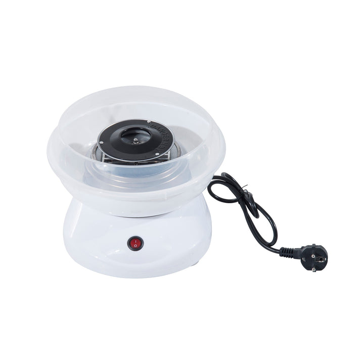 Máquina de Fazer Algodão Doce Branco Alumínio 27x26x18cm