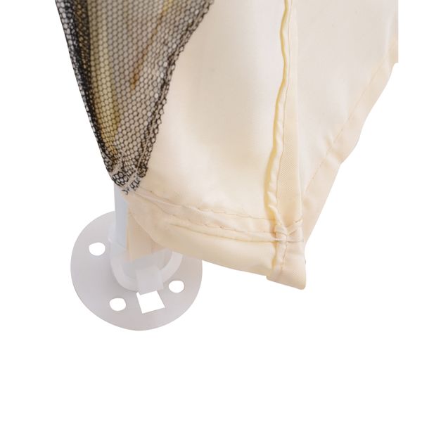 Tenda 3x3x2,35 m com Painéis Laterais e Mosquitero Aço Exterior Poliéster Cor Bege