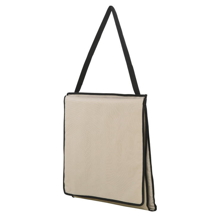 Conjunto de 2 Esteiras de Praia Dobrável Esteiras Acolchoadas com Encosto Reclinável e Bolsa de Transporte para Jardim Campismo 142x51x40 cm Bege