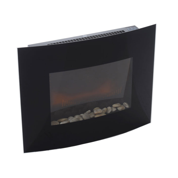 Lareira Elétrica chama LED Aço Inoxidável