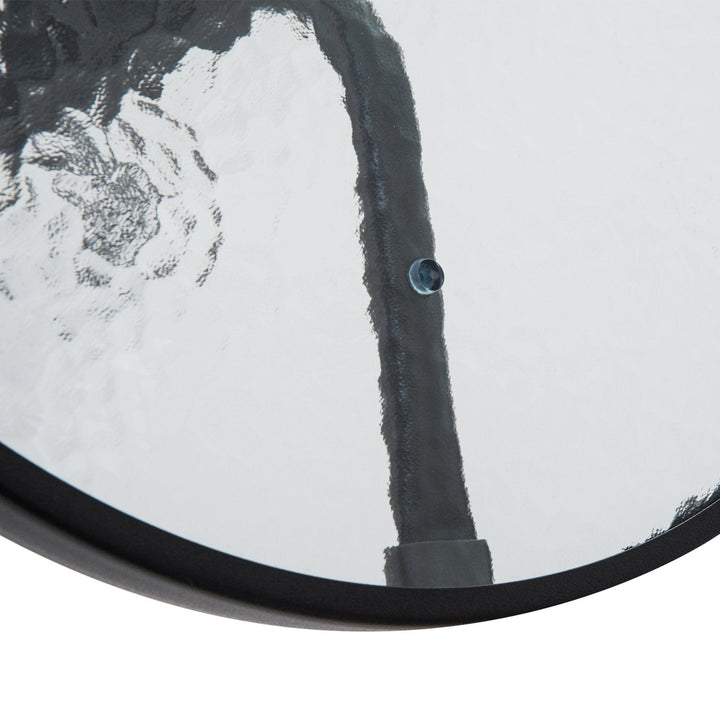 Conjunto de Mesa e 2 Cadeiras Cadeira Dobrável Encosto Reclináveis a 4 Níveis Armação de Aço Marrom
