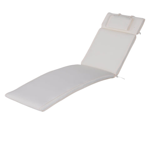 Almofada para Espreguiçadeira Colchão Suave para Espreguiçadeira Almofada Dobrável 198x53x5 cm