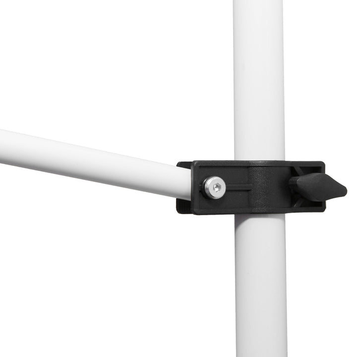 Toldo Manual Retrátil para Exterior 300x150x170-280cm Toldo Enrolável Altura Ajustável com Manivela Proteção Solar para Terraço Balcão Jardim Branco
