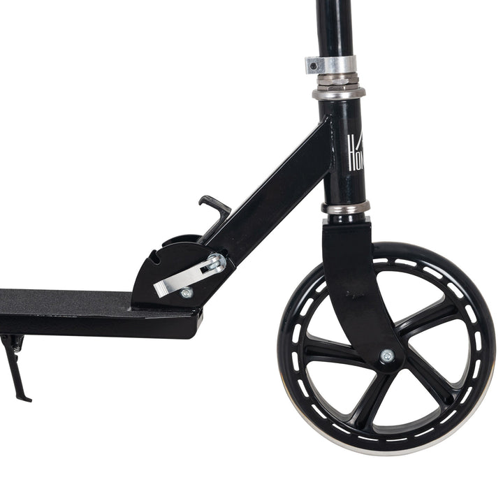 Trotinete dobrável para crianças acima de 5 anos de altura ajustável com freio 88x37x75-100 cm Preto