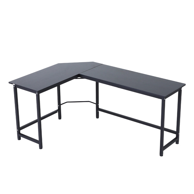 Mesa de escritorio Área de trabalho do PC Escritório mesa de canto do formulário L 168x120x75cm Armação de aço