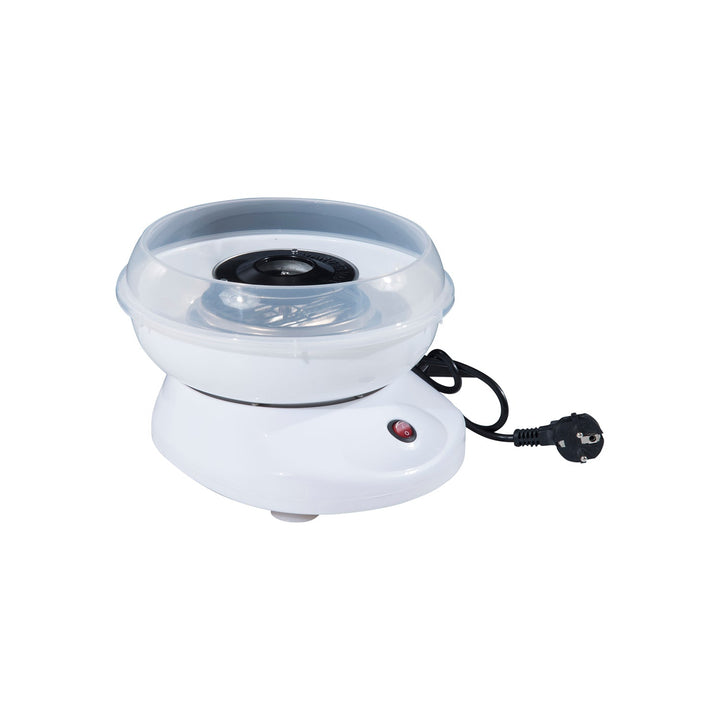 Máquina de Fazer Algodão Doce Branco Alumínio 27x26x18cm